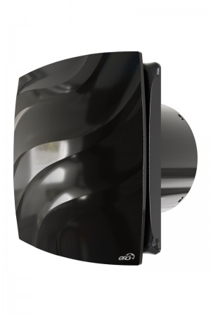 Вентилятор накладной WAVE D100 Black classic ERA